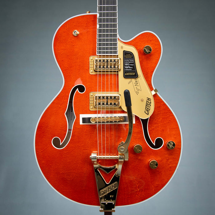 Gretsch Nashville Hollow Body with String-Thru Bigsby and Gold Hardware Ebony Fingerboard - Orange Stain - JT25061991