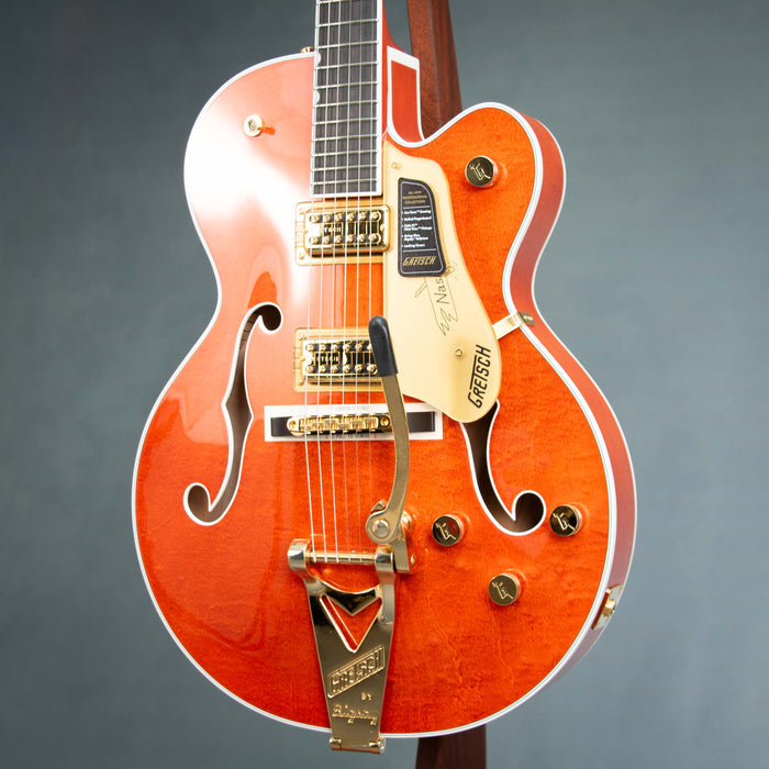 Gretsch Nashville Hollow Body with String-Thru Bigsby and Gold Hardware Ebony Fingerboard - Orange Stain - JT25061991