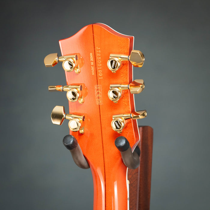 Gretsch Nashville Hollow Body with String-Thru Bigsby and Gold Hardware Ebony Fingerboard - Orange Stain - JT25061991