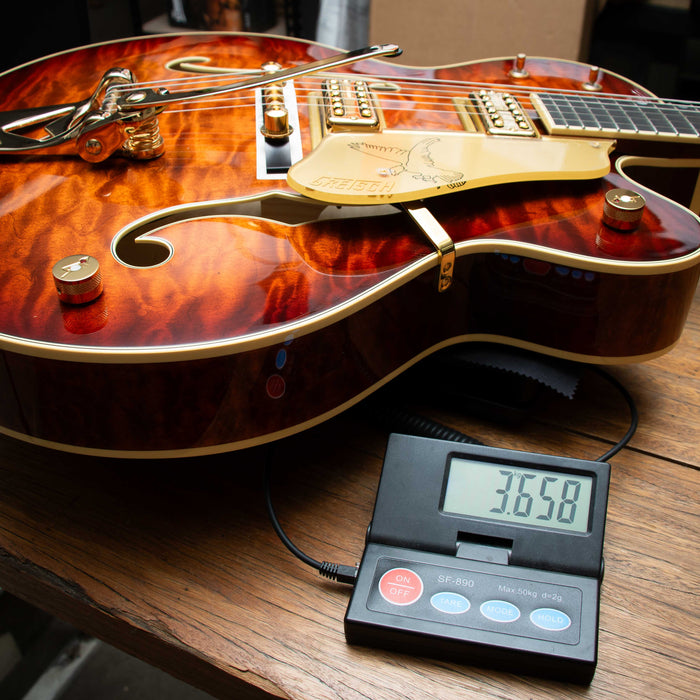 Gretsch G6136TGQM-59 Limited Edition Quilt Classic Falcon with Bigsby Electric Guitar - Forge Glow - JT26030663
