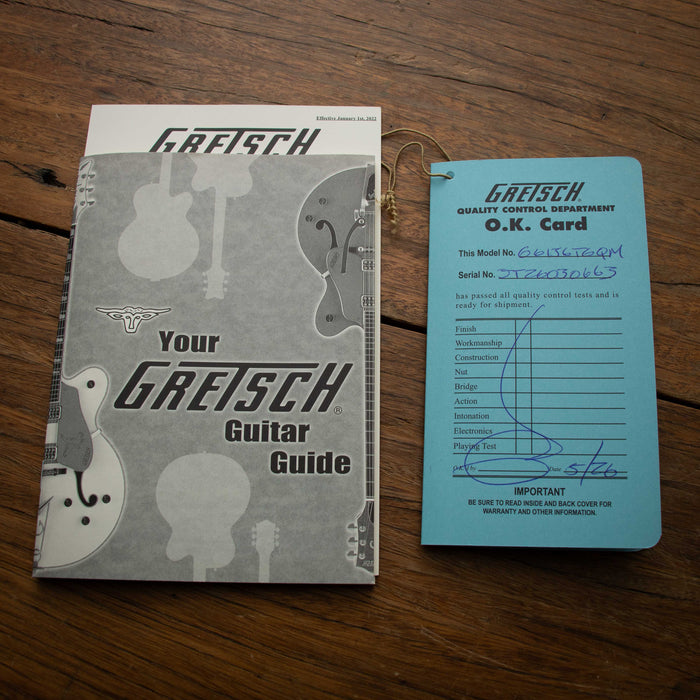 Gretsch G6136TGQM-59 Limited Edition Quilt Classic Falcon with Bigsby Electric Guitar - Forge Glow - JT26030663