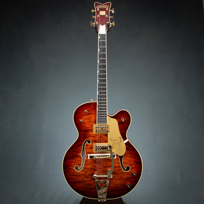 Gretsch G6136TGQM-59 Limited Edition Quilt Classic Falcon with Bigsby Electric Guitar - Forge Glow - JT26030663