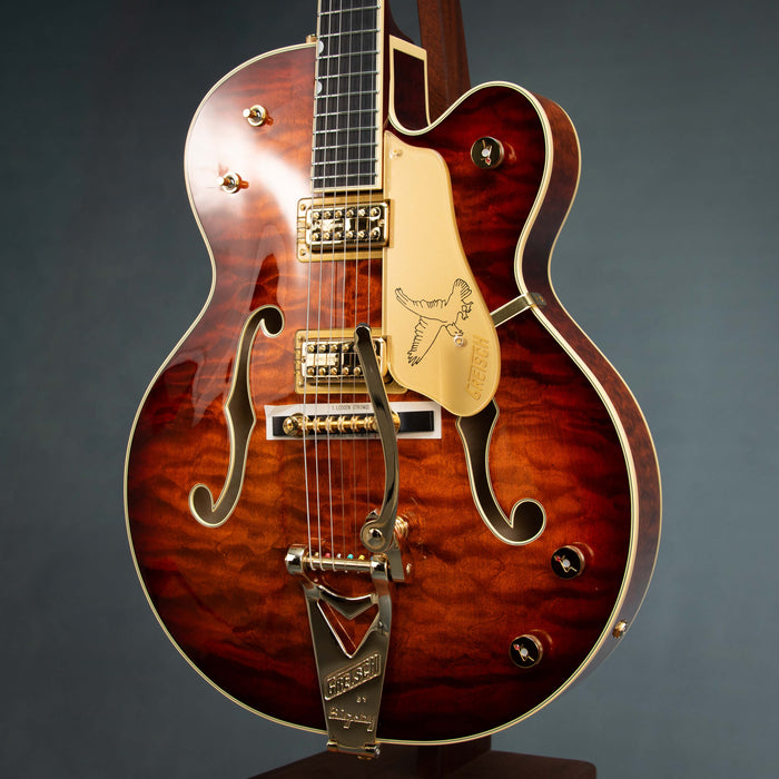Gretsch G6136TGQM-59 Limited Edition Quilt Classic Falcon with Bigsby Electric Guitar - Forge Glow - JT26030663