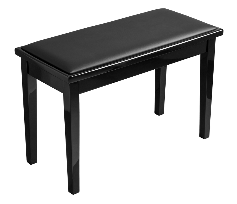 Hemingway HPB17B Piano Stool w/Storage Compartment - Black