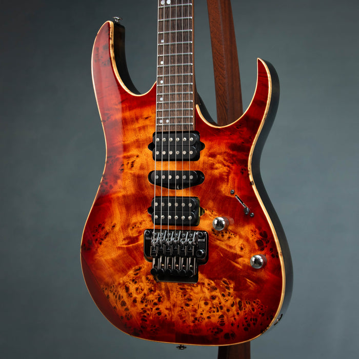 Ibanez 2019 Premium RG1070PBZ BTB w/Case - Brown Topaz Burst - Preowned