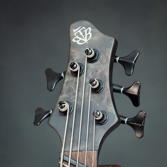 Ibanez BTB805MS TGF 5 String Bass Guitar w/Case - Transparent Gray Flat - Preowned