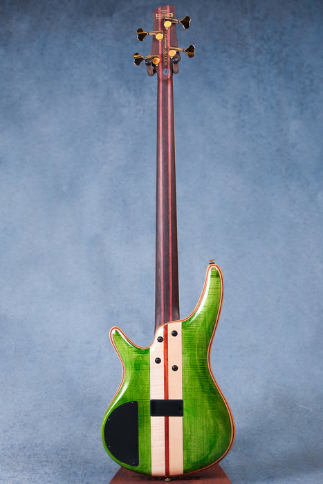 Ibanez SR4FMDX EGL Premium Electric Bass Guitar w/Bag - Emerald Green Low Gloss - B-Stock - 220704272B