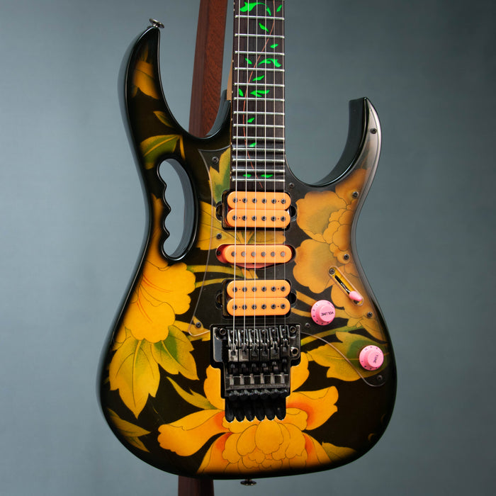 Ibanez 1991 JEM77-FP Steve Vai Signature w/Case - Floral Pattern - Preowned