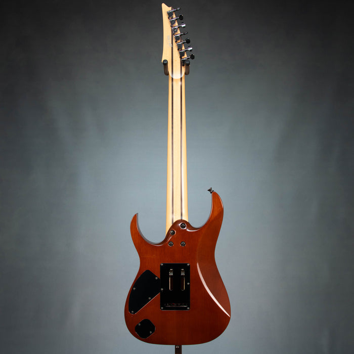 Ibanez J Custom RG8127 7 String Electric Guitar w/Case - Violin Burst - Preowned