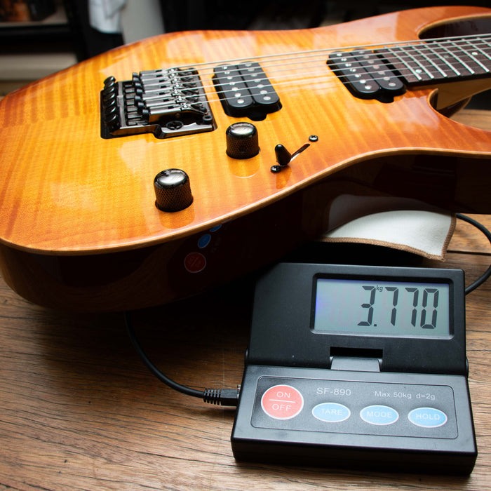 Ibanez J Custom RG8127 7 String Electric Guitar w/Case - Violin Burst - Preowned