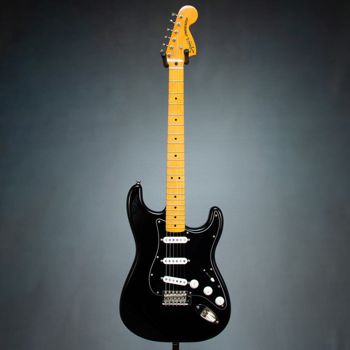 Squier 2021 Classic Vibe 70s Stratocaster w/Case - Black - Preowned