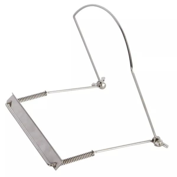 On Stage IHH1020 Adjustable Harmonica Holder - Silver