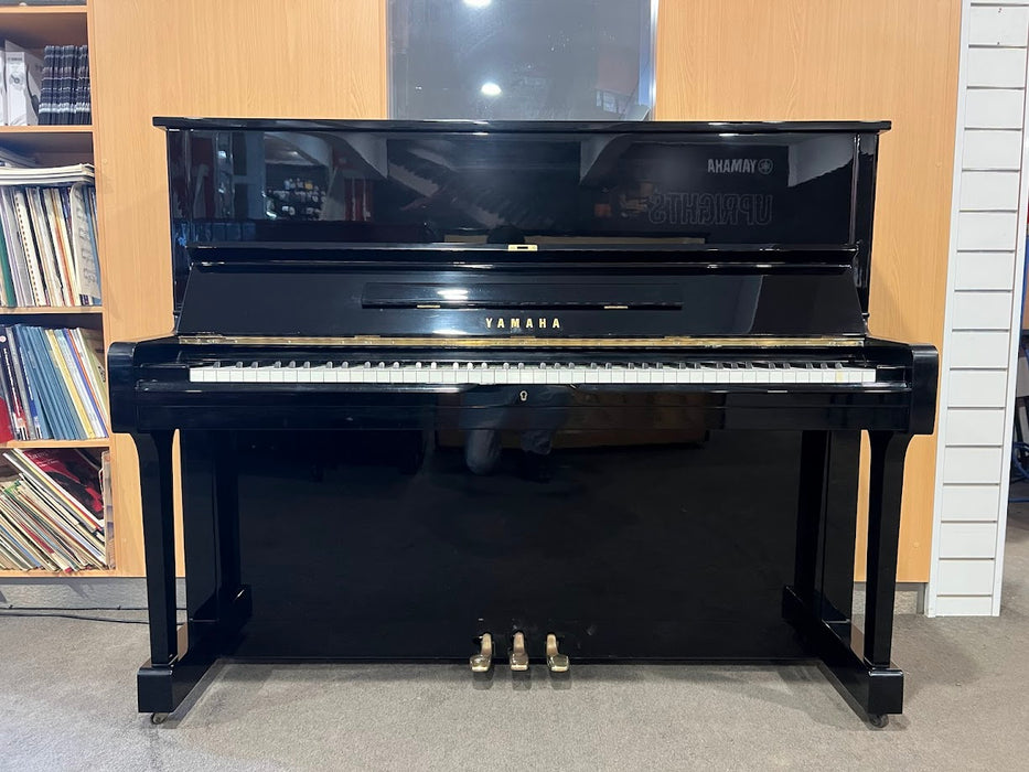 Yamaha U1H 121cm Preowned Upright piano 2160036- Polished Ebony