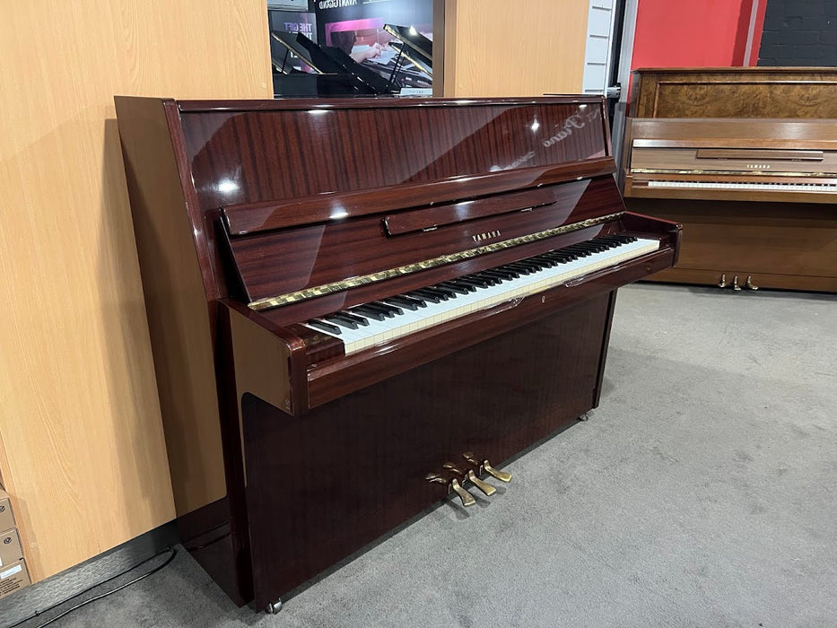 Yamaha P2 116cm Preowned Upright Piano - Polished Mahogany
