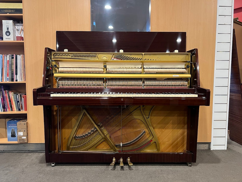Yamaha P2 116cm Preowned Upright Piano - Polished Mahogany