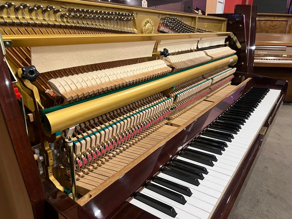 Yamaha P2 116cm Preowned Upright Piano - Polished Mahogany