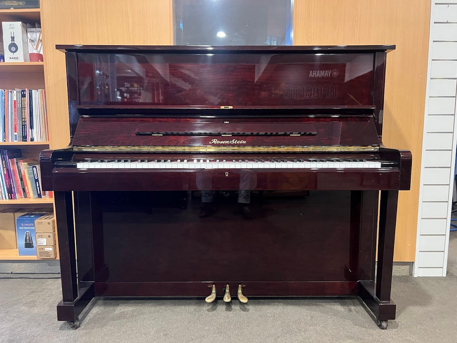 Rosenstein VR-2 127cm Preowned Upright Piano - Mahogany