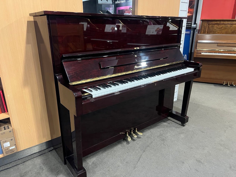 Rosenstein VR-2 127cm Preowned Upright Piano - Mahogany
