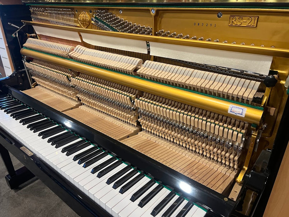 Royale RS-21 121cm Preowned Upright Piano 82291 - Polished Ebony