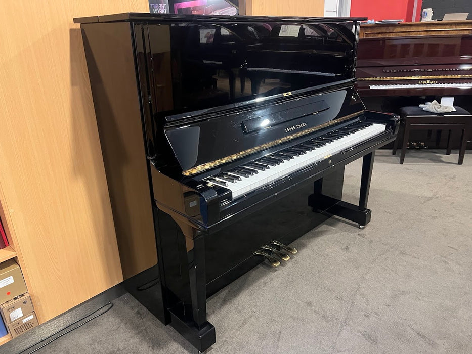Young Chang U131 131cm Preowned Upright Piano - Polished Ebony