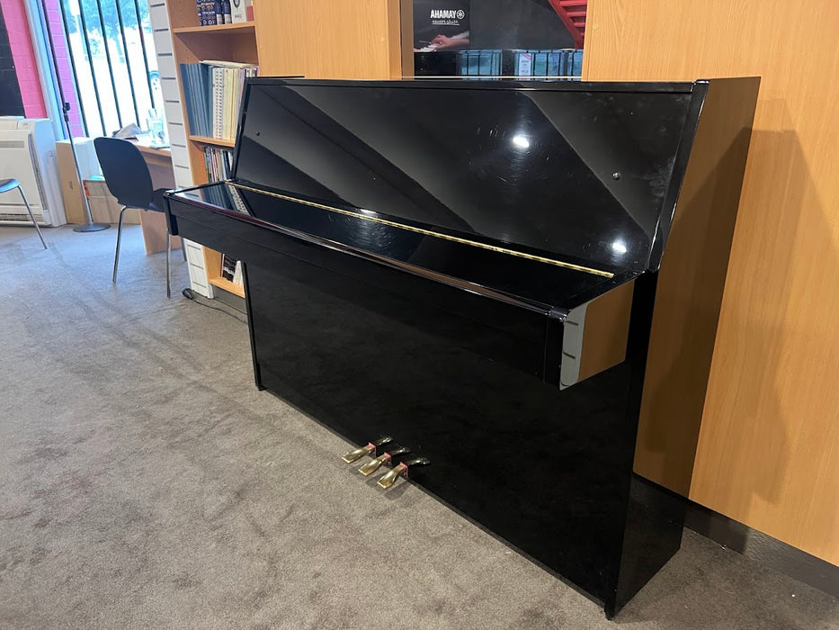 Yamaha C108 108cm Preowned Upright Piano 4568944 - Polished Ebony