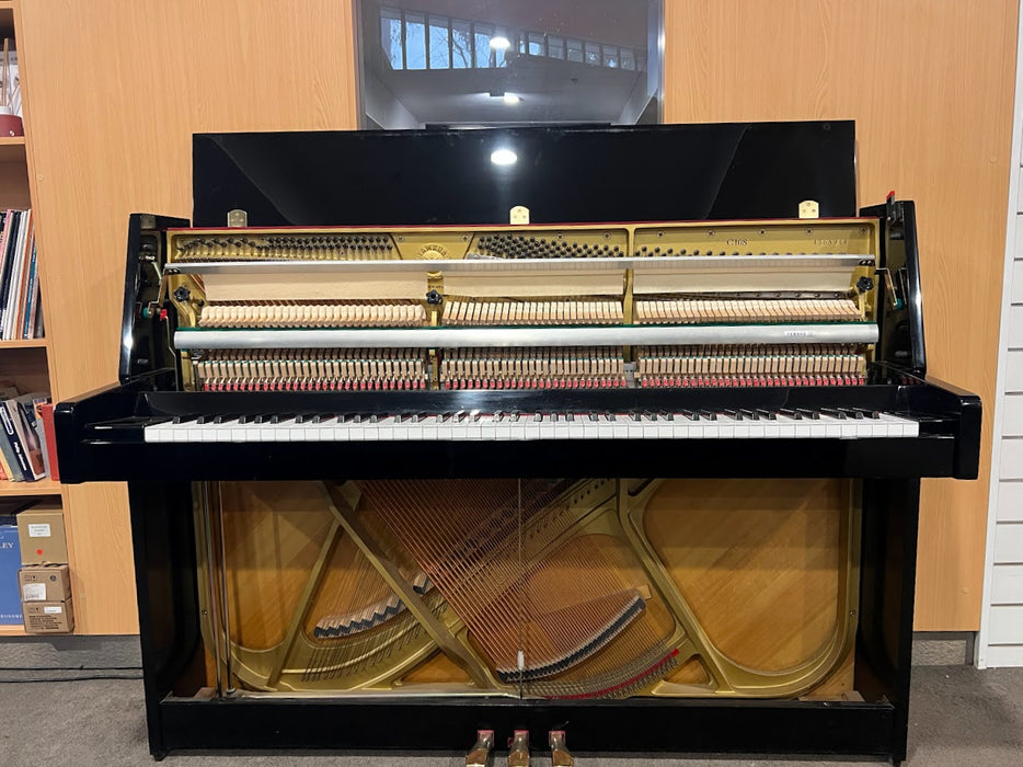 Yamaha C108 108cm Preowned Upright Piano 4568944 - Polished Ebony