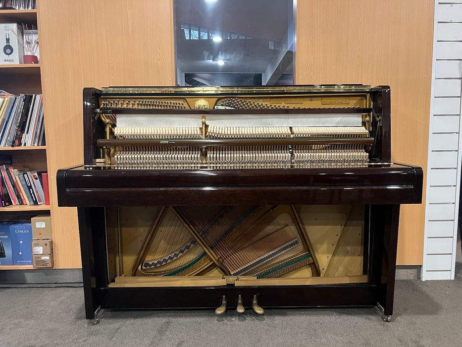 JVC V-12A 108cm Preowned Upright Piano 16701697 - Polished Mahogany