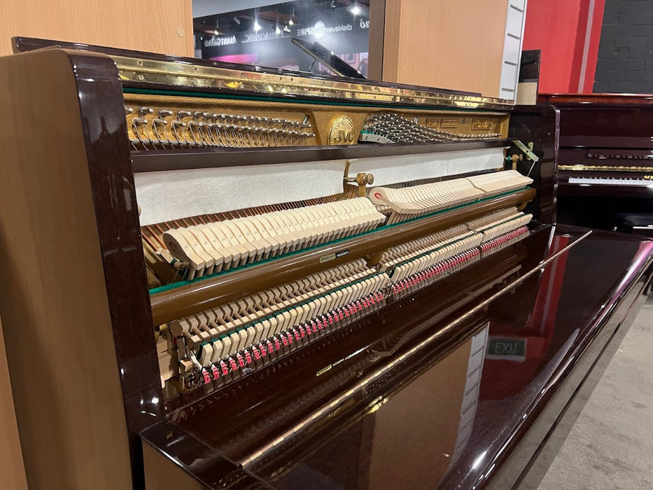 JVC V-12A 108cm Preowned Upright Piano 16701697 - Polished Mahogany