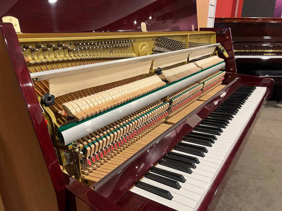 Yamaha C108 108cm Preowned Upright Piano 5203729 - Polished Mahogany