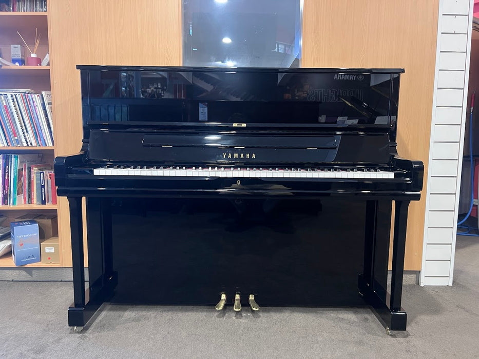 Yamaha YUS1 121cm Preowned Upright Piano 6572112 - Polished Ebony