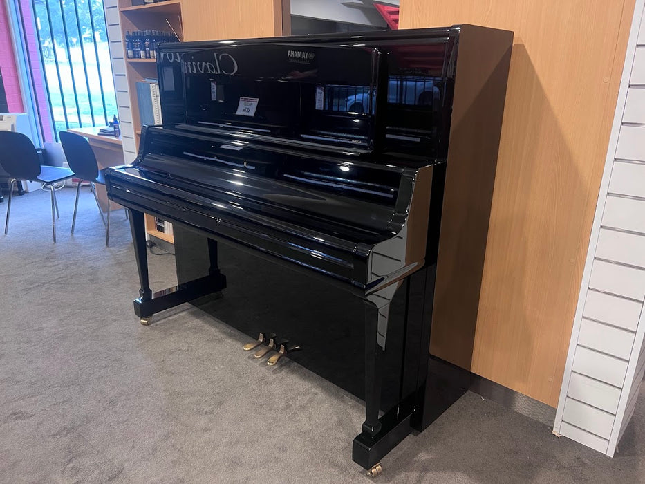 Kawai K-8AS 132cm Preowned Upright Piano 2606361 - Polished Ebony