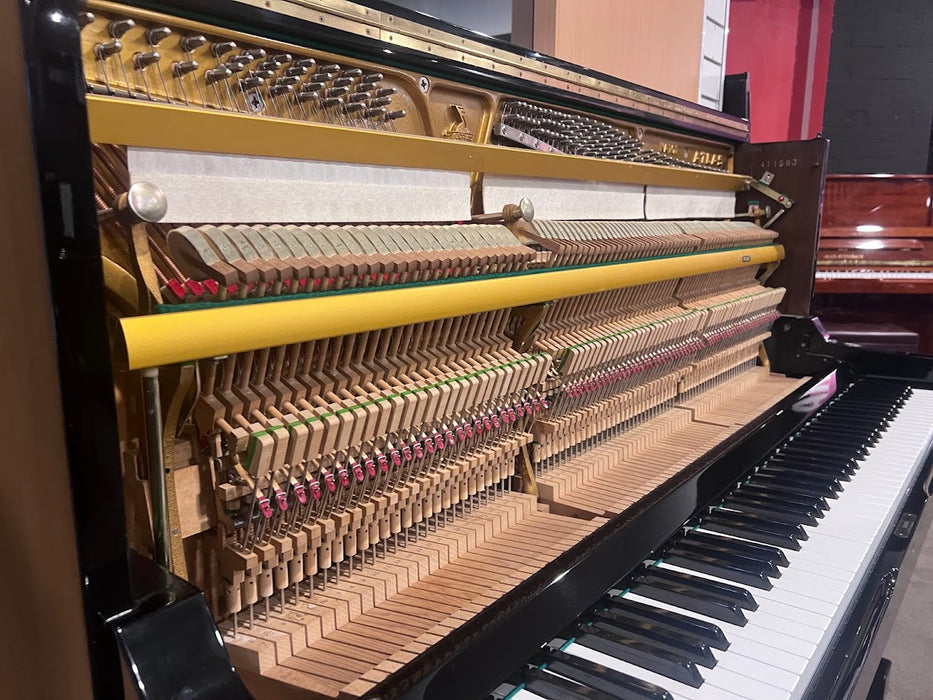 Atlas NA-101 121cm Preowned Upright Piano - Polished Ebony