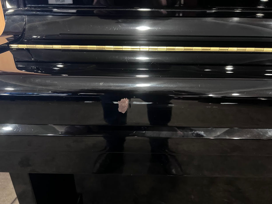 Kawai NS-25 127cm Preowned Upright Piano 1657282 - Polished Ebony