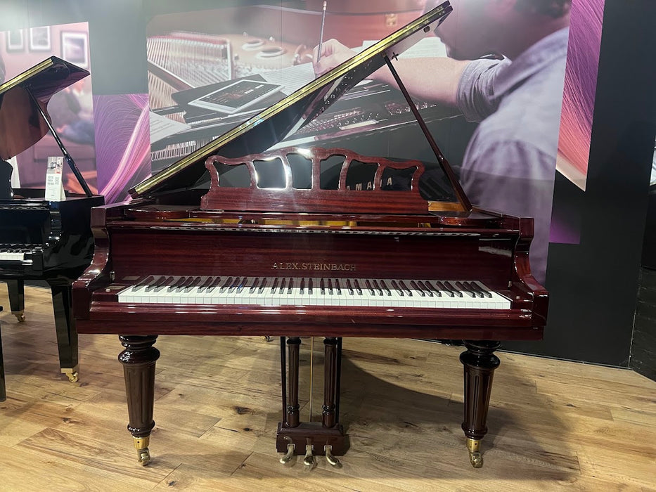 Alex Steinbach SIG61DL 186cm Preowned Grand Piano - Polished Mahogany