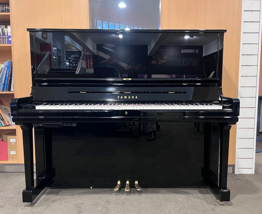 Yamaha YUS3SH3 Preowned 131cm Silent Upright Piano 6577064 - Polished Ebony