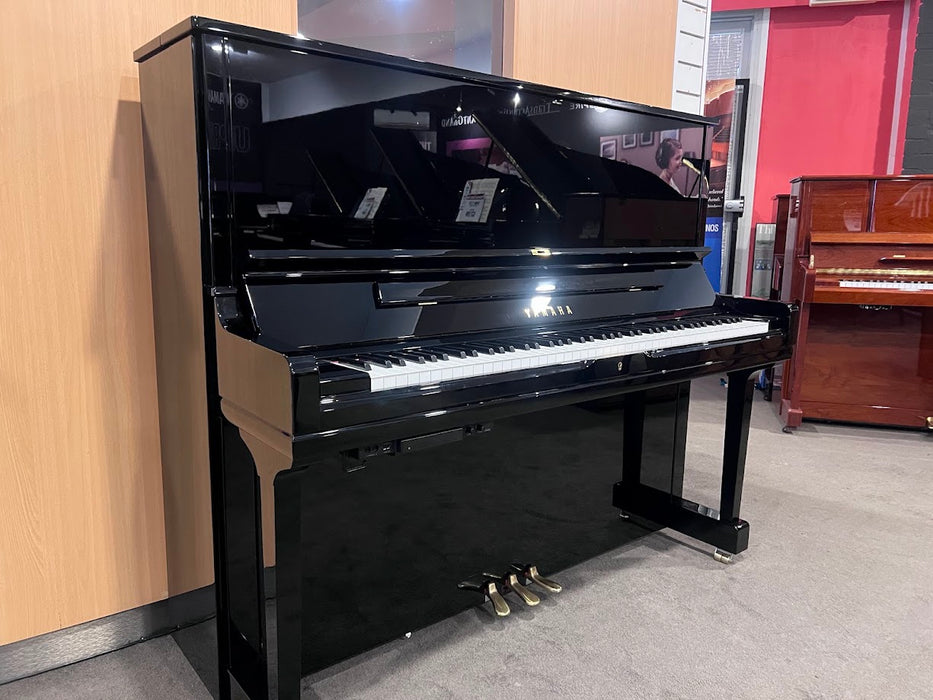 Yamaha YUS3SH3 Preowned 131cm Silent Upright Piano 6577064 - Polished Ebony