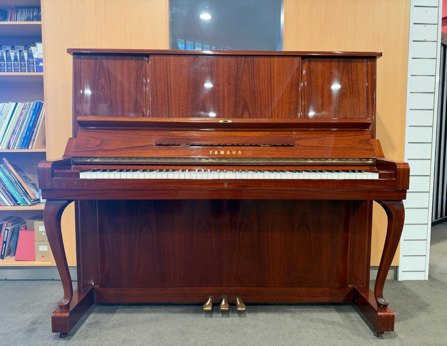 Yamaha W106 131cm Preowned Upright Piano 2744167 - Polished Walnut
