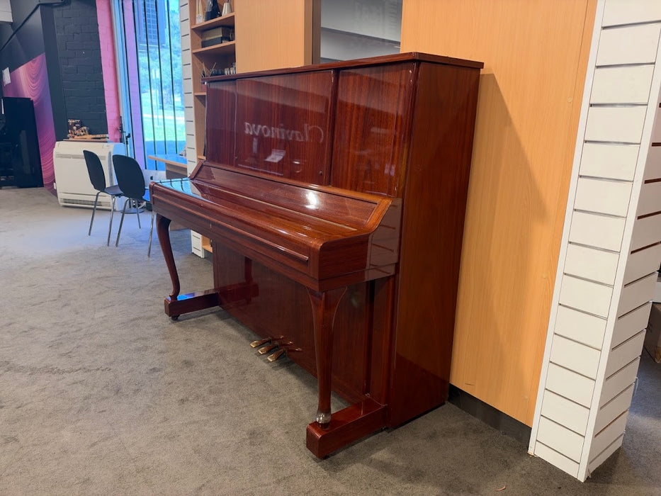 Yamaha W106 131cm Preowned Upright Piano 2744167 - Polished Walnut