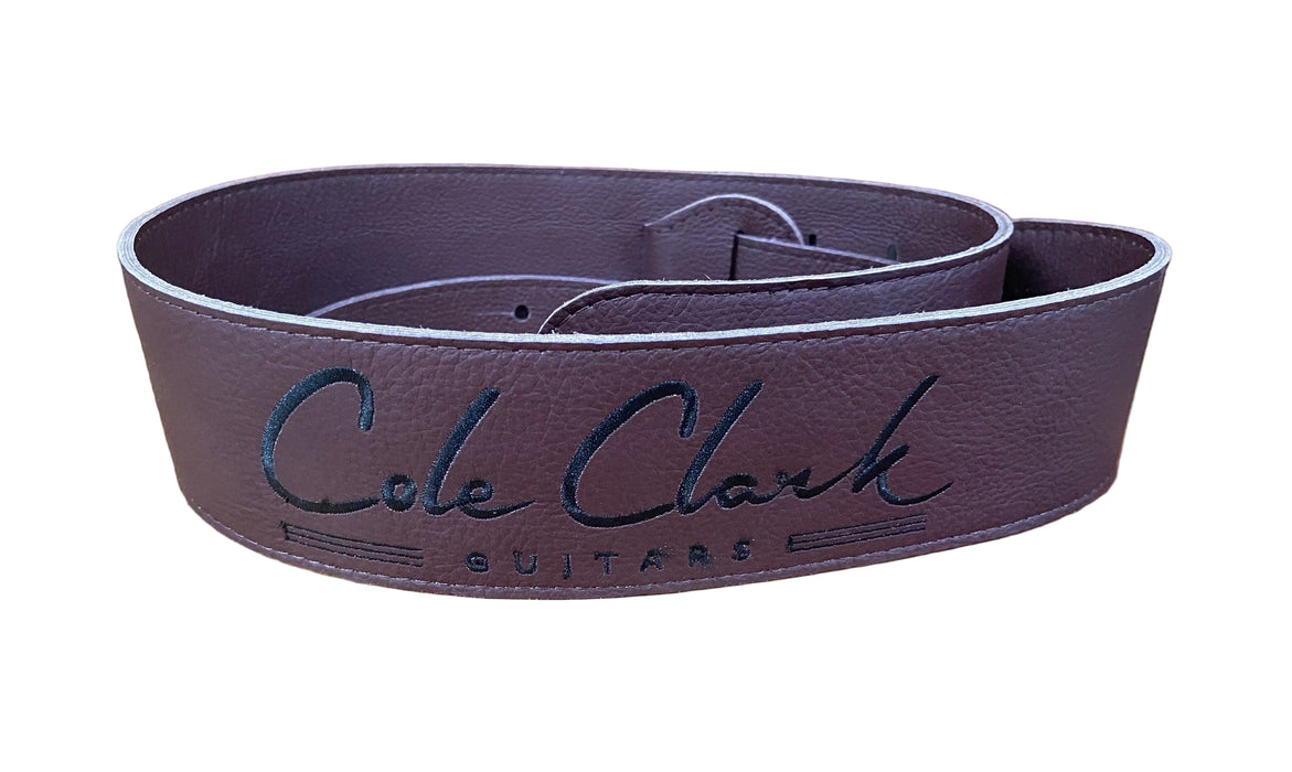 Cole Clark Deluxe Leather Strap - Chocolate