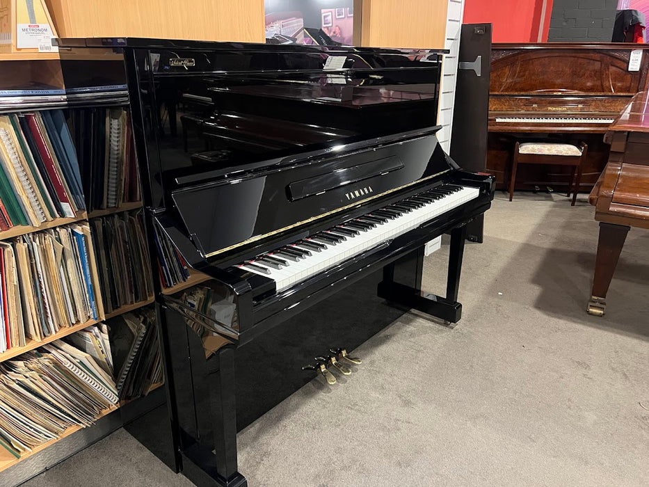 Yamaha YU3SZ 131cm Preowned Silent Upright Piano 5898665 - Polished Ebony