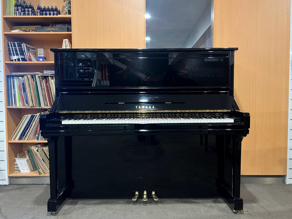 Yamaha YU3 131cm Preowned Upright Piano 5591064 - Polished Ebony