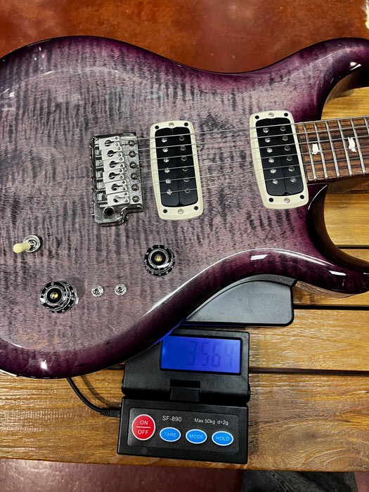 PRS S2 Custom 24-08 Electric Guitar - Faded Grey Black Purple Burst - 24S2073781