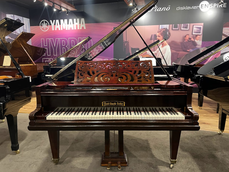 Ibach 185cm Preowned Grand Piano 43495 - Mahogany