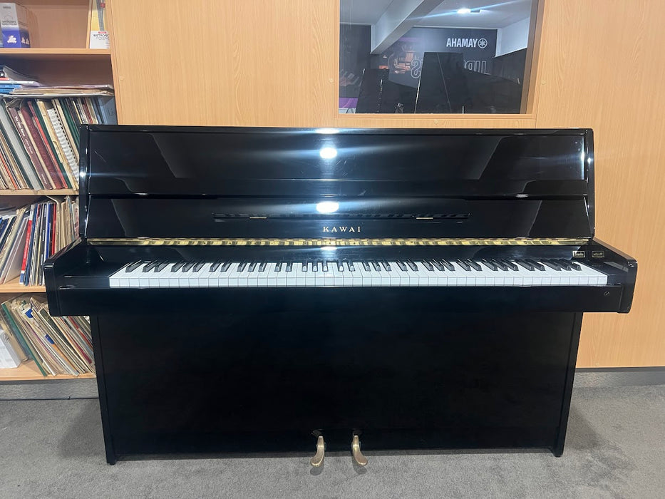 Kawai CX-4S 104cm Preowned Upright Piano 1572887 - Polished Ebony