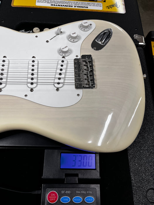 Fender American Vintage 1956 Stratocaster Electric Guitar w/Case - Aged White Blonde - Preowned - Clearance