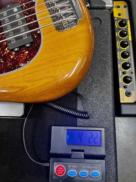 Ernie Ball Music Man StingRay Special 5 HH Bass Guitar - Hot Honey - F96858