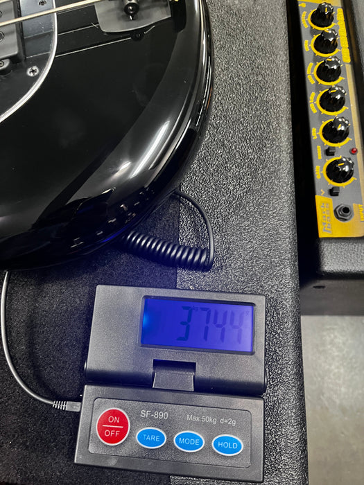 Ernie Ball Music Man Dark Ray 4 Bass Guitar - Obisidian Black - S11633