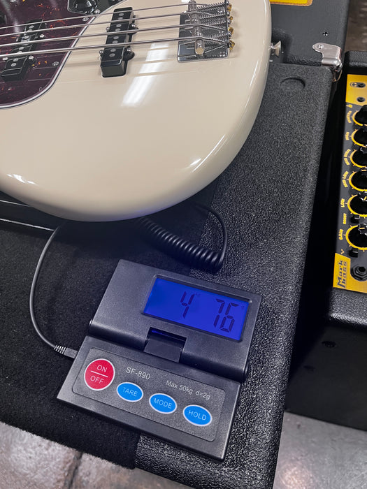 Fender American Vintage II 1966 Jazz Bass Rosewood Fingerboard Electric Bass Guitar - Olympic White - V2324362