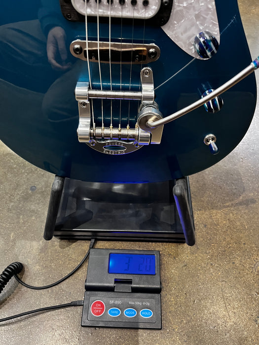 Powers Electric A-Type PF42 CamTail Electric Guitar - Turquoise Metallic - A550