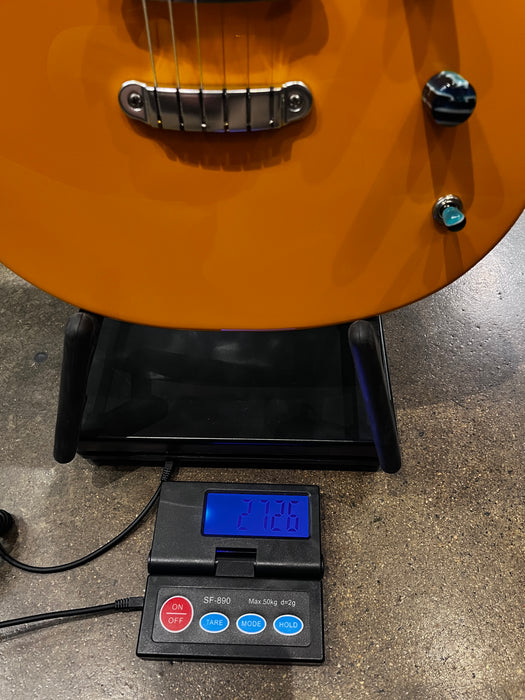 Powers Electric A-Type PF42 Hard Tail Electric Guitar - Signal Yellow - A563